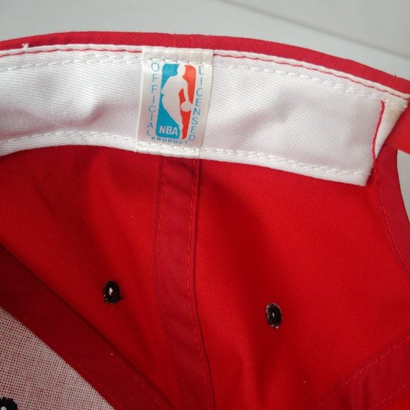 Vintage Chicago Bulls Sports Specialties Cap Youth NBA Red Black Embroidered - Picture 10 of 12